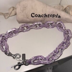 Coachtopia /Coach Purple Chain Bag Strap NWT